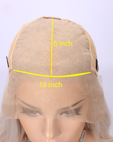 Kanekalon Heat Resistant Fiber 13x6 Lace Front Wigs Glueless Natural Synthetic Straight Hair For Women Blonde Color