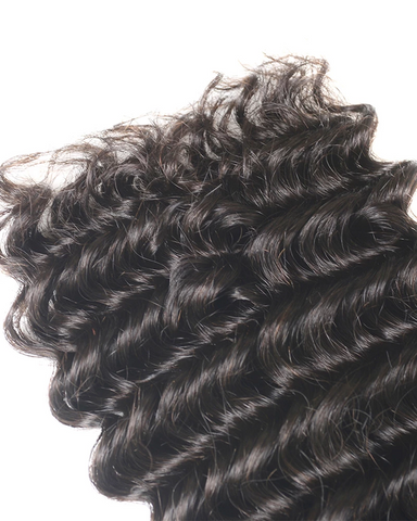 Remy Braziian Human Hair Deep Wave Hair One Bundle 8-30inch Natural Color