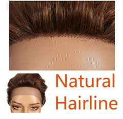 Women Pixie Cut Short Wave Human Hair Lace Wig Machine Made Cap Natural Hairline