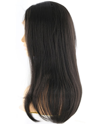 Synthetic Straight Hair 13x4 Lace Frontal Wig Natural Color