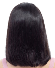 Remy Human Hair Straight Short Bob 13x6 Lace Front Wig