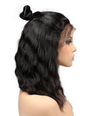 Remy Human Hair Body Wave Short Bob 13x6 Lace Front Wigs