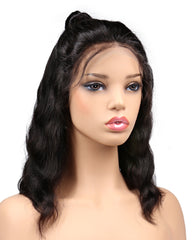 Remy Human Hair Body Wave Short Bob 13x6 Lace Front Wigs