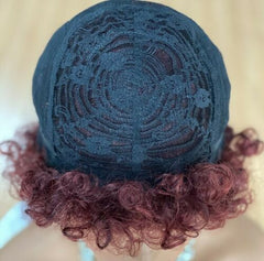 Afro Kinky Curly Wigs Short Bob Wig Human Hair Brazilian For Black Women 99J#