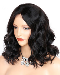 Remy Human Hair Body Wave Short Bob 13x4 Lace Front Wig