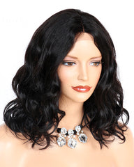 Remy Human Hair Body Wave Short Bob 13x4 Lace Front Wig