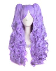 Ombre Wig Long Wave Wigs Stylish Party Cosplay Wigs Synthetic Heat Resistant 32inch