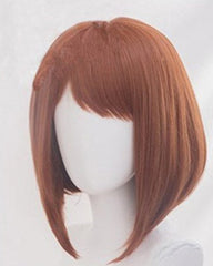 Cosplay Wig Heat Resistant Short Brown Anime Party Wig