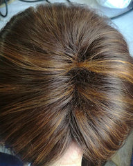 Long Layered Shoulder Length Synthetic Hair Fiber Highlight Multicolor for Women