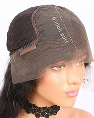 Synthetic Hair 13x6 Lace Front Wigs Kinky Curly Wig For Black Women Pre Plucked with Baby Hair 18inch Black Color