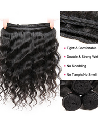 Remy Braziian Loose Wave Human Hair One Bundles 8-30inch Natural Color