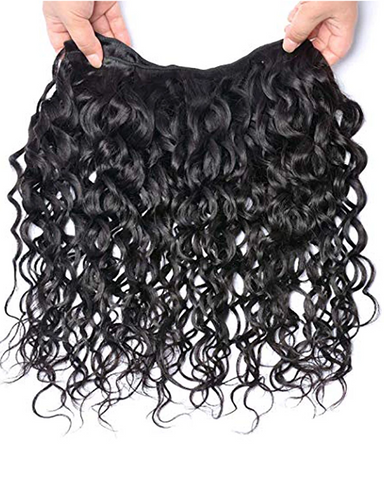 Remy Braziian Water Wave Human Hair One Bundles 8-30inch Natural Color