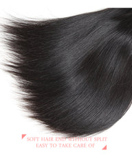 Remy Braziian Human Hair 3 Bundles 8-28inch Natural Color