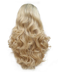 Synthetic Body Wave Hair 13x6 Lace Frontal Wig 26-28inch 1B/613 Color