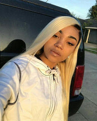 Synthetic Straight Hair 13x4 Lace Frontal Wig 1B/613 Color