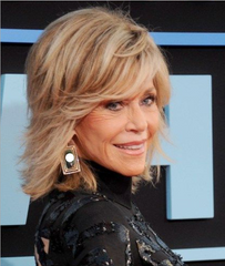 Short Brown Blonde mix Wigs Curly Hair With Bangs Heat Safe Full Wigs