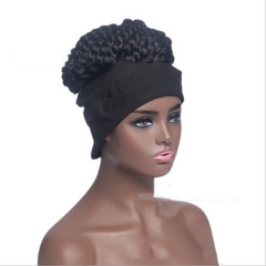 Braids Wig with Headband Wig Cornrow Braided Wigs for Black Women Head-Wrap Wigs