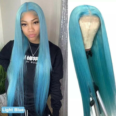 Fashion Long Straight Lace Front Wigs Synthetic Heat Resistant Natural Hairline