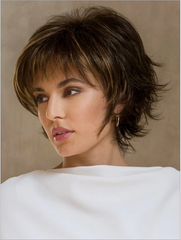 Ladies Short Wig Blonde Black Brown Wig Bob Pixie Boycut Wispy Fashion Wigs