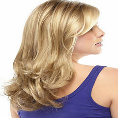 Long Ombre Brown Blonde Body Wave Synthetic Wigs For Women