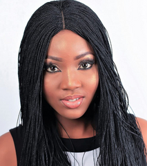Long Twisted Braid Hair Afro Curly Wigs Long Black Synthetic Hair Wigs For Women
