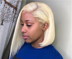 Partial bobo wig bobo head short straight wigs blonde short hair chemical fiber