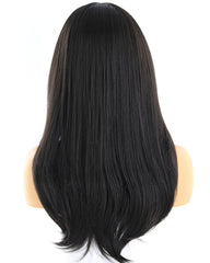 Synthetic Straight Hair 13x4 Lace Frontal Wig Natural Color