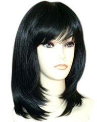 Women's Wig Long Straight Layers Black Synthetic Hair wigs for Women