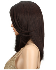Short BOB Wig For Women Synthetic Hair Side Part Lace 18 Heat Resistant High Temperature Fiber Glueless Ombre Straight Wig