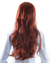 Synthetic Wigs New Fashion Kanekalon Long Wavy Sexy Hair Wig Wigs Wine Red Color