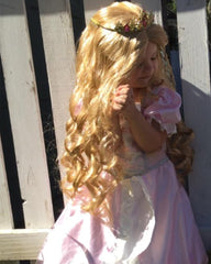 Synthetic Wig Glamorous Princess Child's Costume Wig Blonde Color