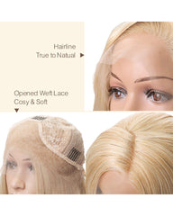 Long Loose Curly Wig for Women Synthetic Wigs Heat Resistant Fiber Wigs Side Middle Part 24inch Blonde Color