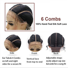 Synthetic Lace Front Braids Wigs With Baby Hair Long Braided Wig For Women