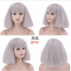 BOBO Wig Hair Multiple Colors Cosplay Costume Anime Hair Full Wavy Wig Hair