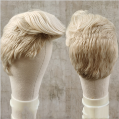 Men's Blonde Wigs Cosplay Party Short Platinum Blond Wigs Halloween Costume Wigs