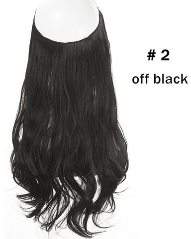 Halo Hair  Extensions Synthetic Wave Hair 16inch 120Gram