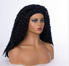 Braided Headband Wig Dreadlock Twist Wig Short Braided Wigs for Black Women
