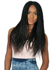 Braided Wigs Black Long Straight Synthetic Twist Braids Wig Natural For Women