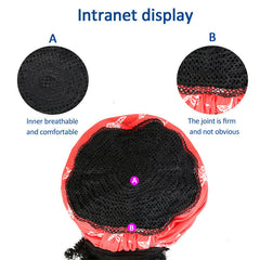 Afro Women's Short Kinky Curly Brown Wig Headband Wig Headwrap Wig Turban Wig