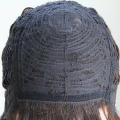 Long Ombre Brown Blonde Body Wave Synthetic Wigs For Women