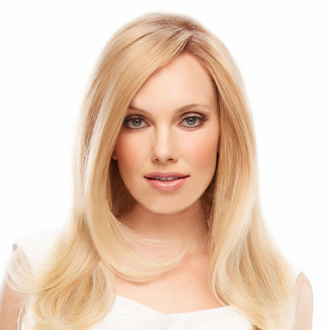 Blonde Straight Wig Side Part Gold Balayage Glueless No Lace Synthetic soft