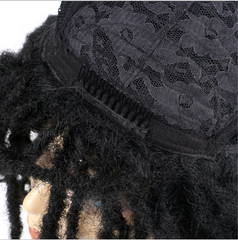 Short Dreadlock Crochet Twist/Afro Kinky CurlySynthetic Wig Braids Bohemian