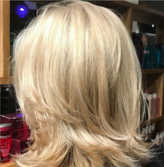 Short Brown Blonde mix Wigs Curly Hair With Bangs Heat Safe Full Wigs