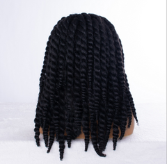 Braided Headband Wig Dreadlock Twist Wig Short Braided Wigs for Black Women