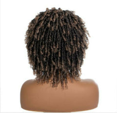 Short Headband Wigs Synthetic Braided Wigs for Black Women Ombre Locs Twist Wigs