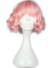 Cosplay Wig Halloween Wavy Japanese Harajuku Lolita Role Play Party Hair Pink