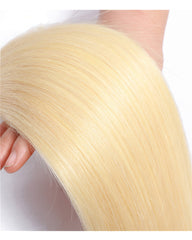Remy Braziian Straight Human Hair 3 Bundles 8-28inch 613 Color