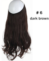 Halo In Synthetic Hair  Extensions  Wave Hair 14inch 120Gram