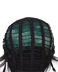 All Green Short Curly Prestyled Natural Cosplay Wig for Halloween