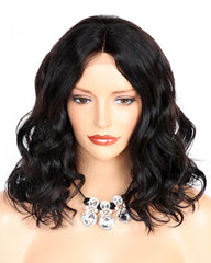 Remy Human Hair Body Wave Short Bob 13x4 Lace Front Wig